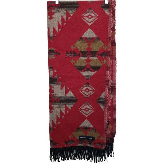Sackcloth Ashes Aztec Southwest Reversible Throw Blanket
